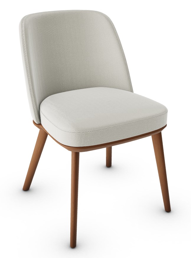 Foyer Upholstery/Wood Dining Chair
