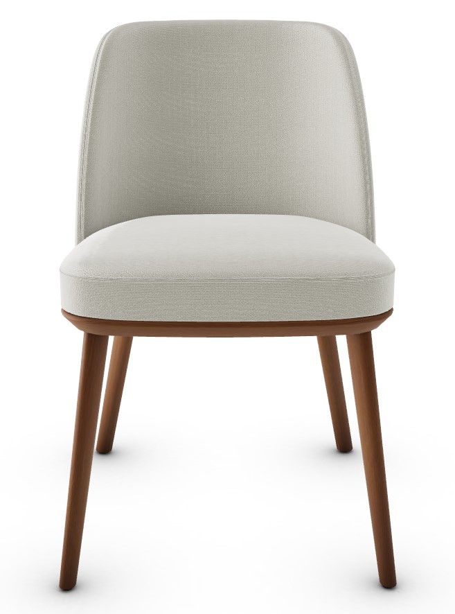 Foyer Upholstery/Wood Dining Chair