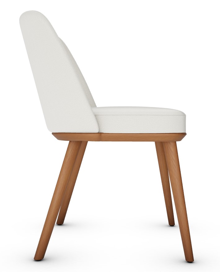 Foyer Bergen Fabric/Wood Dining Chair