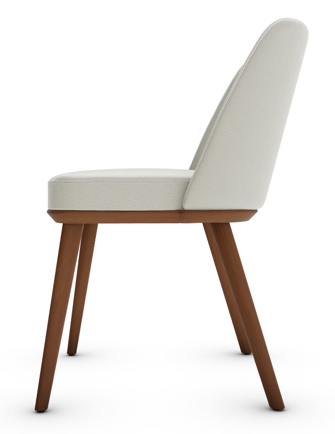 Foyer Bergen Fabric/Wood Dining Chair