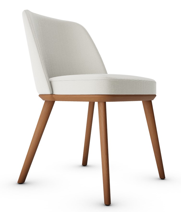 Foyer Upholstery/Wood Dining Chair