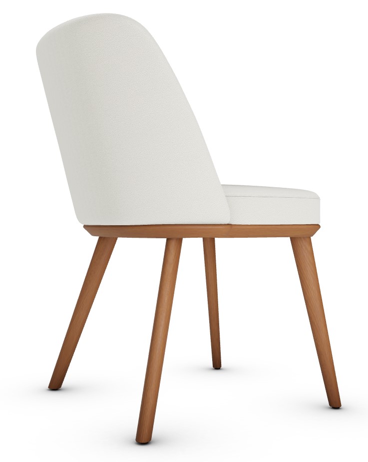 Foyer Bergen Fabric/Wood Dining Chair