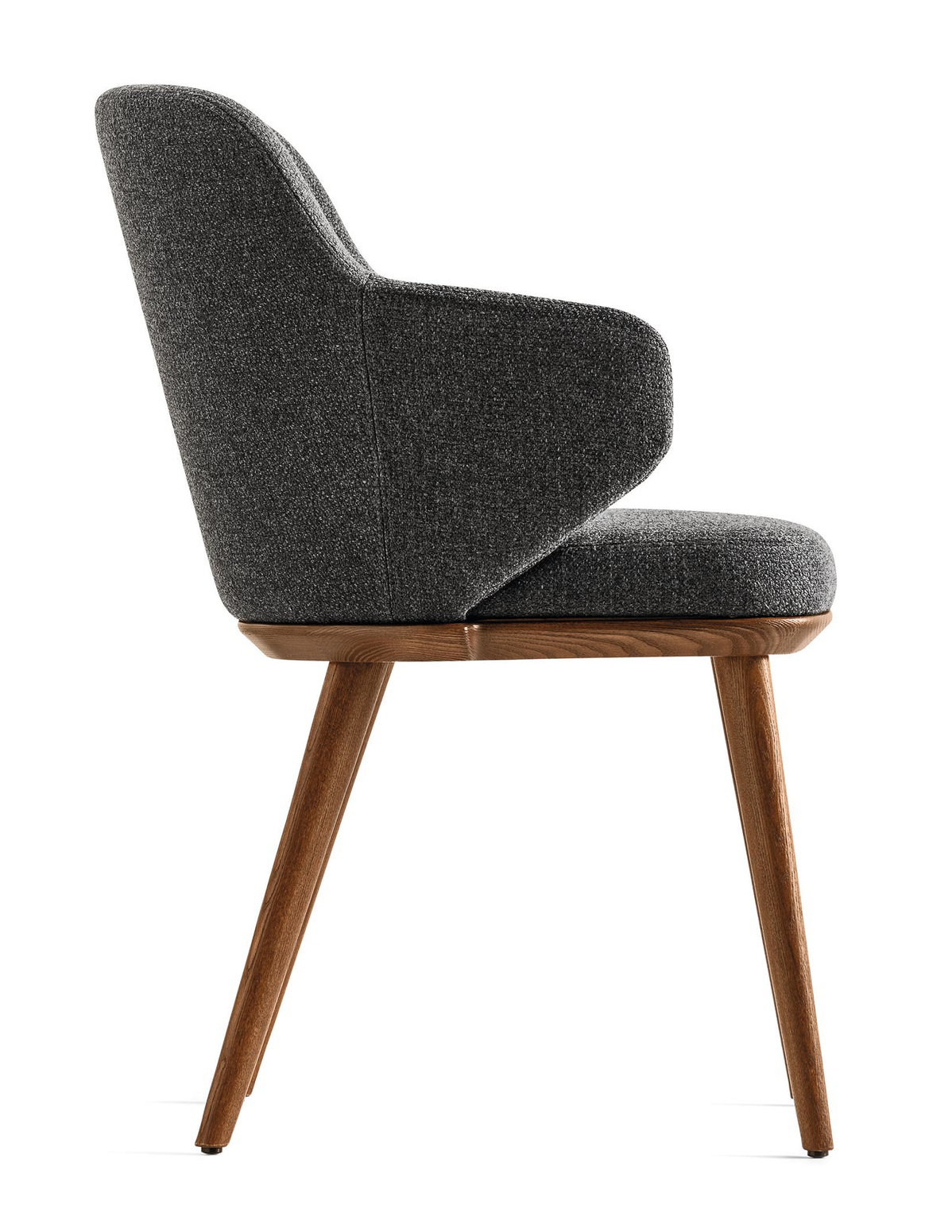Foyer Bergen Fabric/Wood Dining Armchair