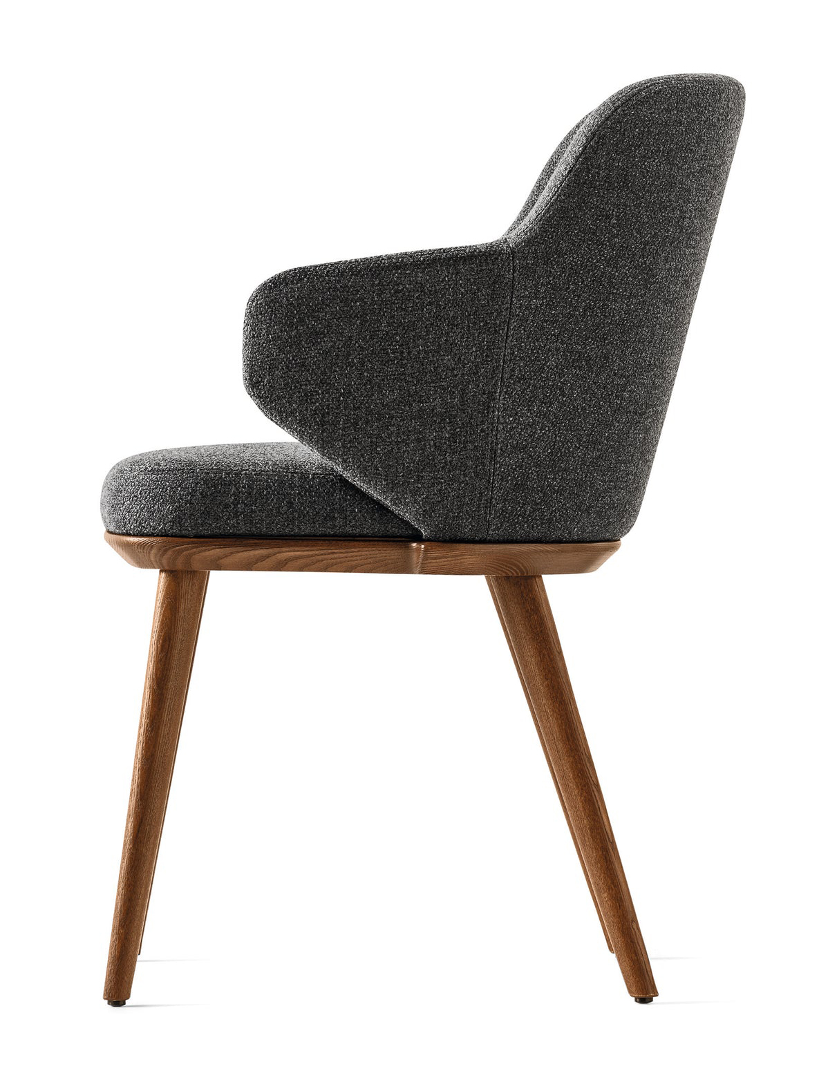 Foyer Bergen Fabric/Wood Dining Armchair