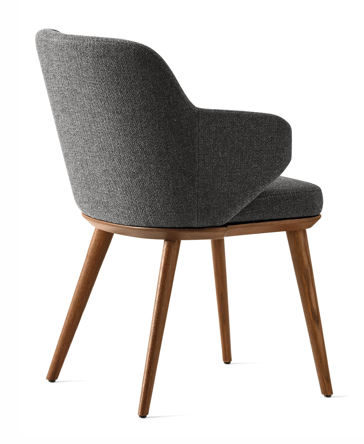 Foyer Bergen Fabric/Wood Dining Armchair
