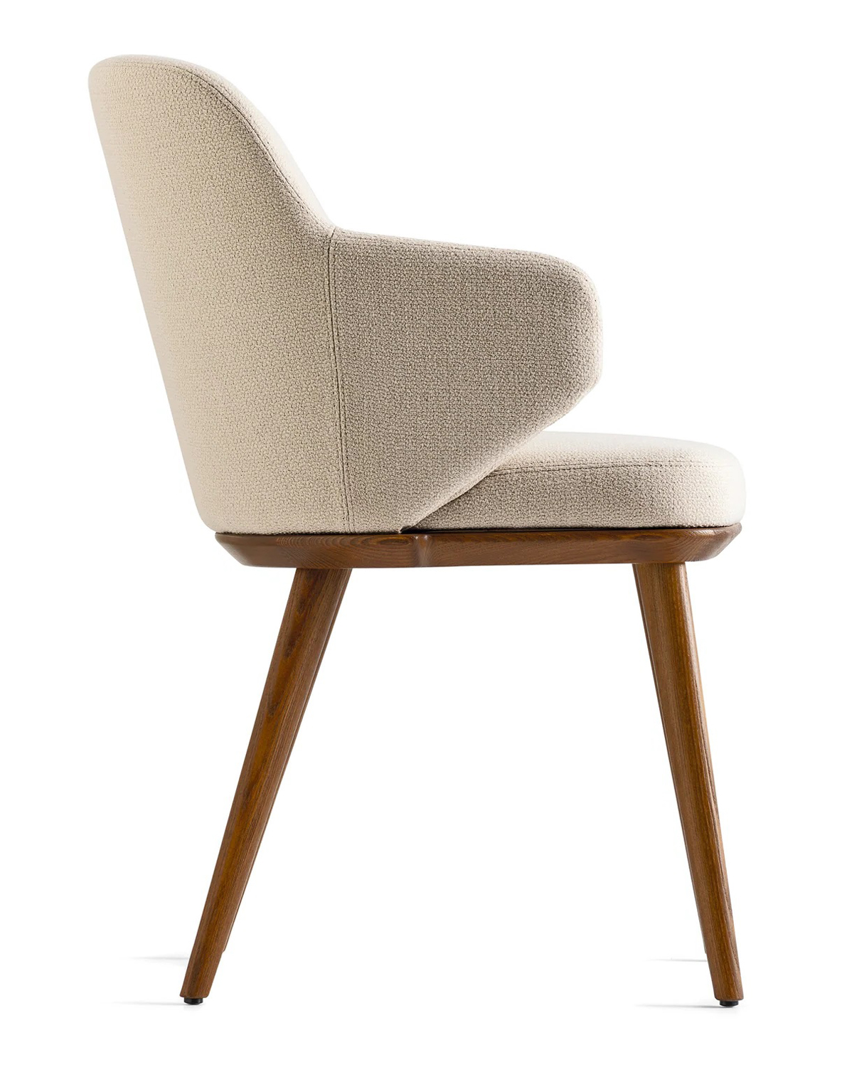 Foyer Bergen Fabric/Wood Dining Armchair