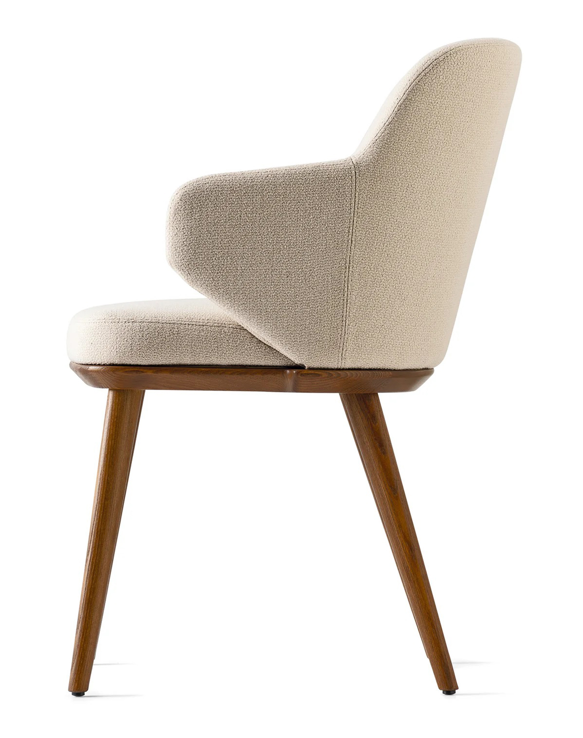 Foyer Bergen Fabric/Wood Dining Armchair