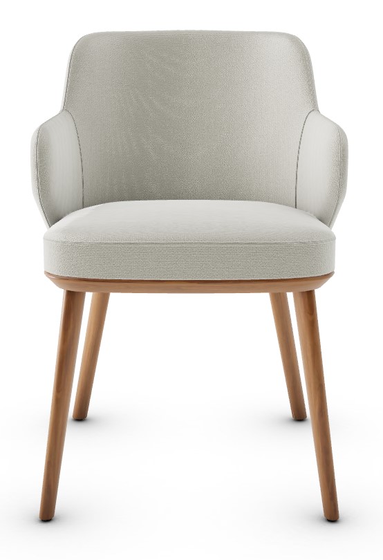 Foyer Upholstery/Wood Dining Armchair
