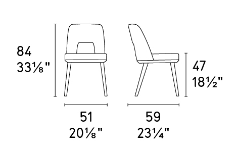 Foyer Fabric/Metal Customizable Upholstered Open-Back Dining Chair