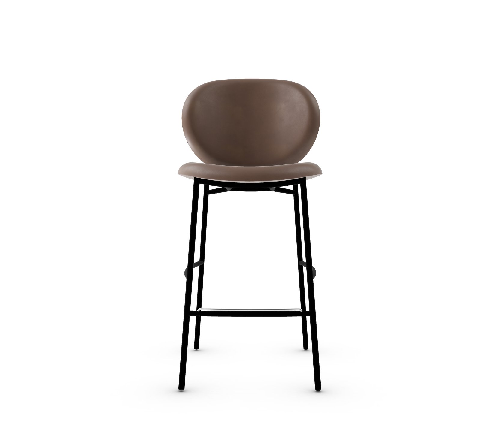 Ines Fabric/Metal Counter Stool