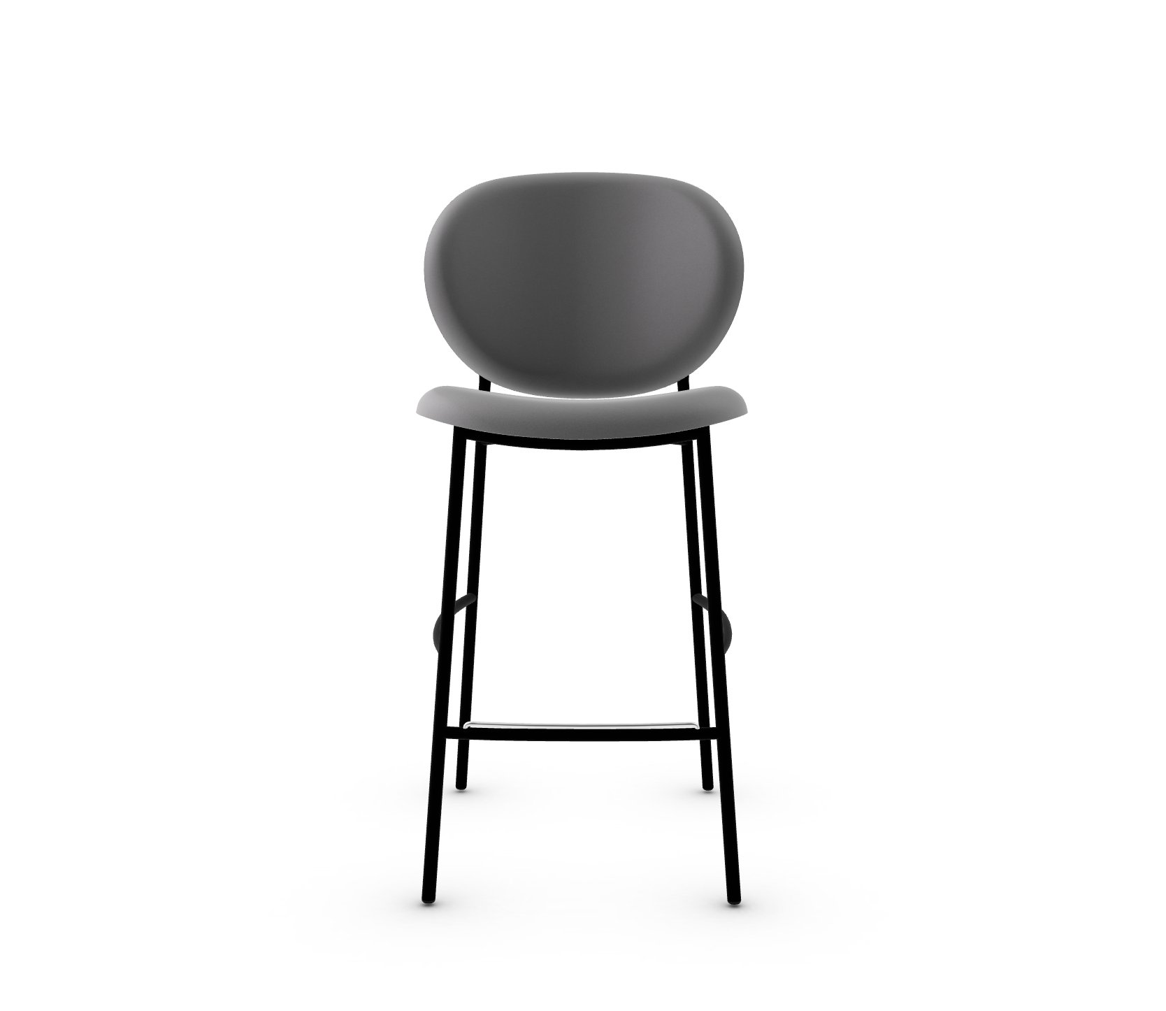 Ines Fabric/Metal Counter Stool