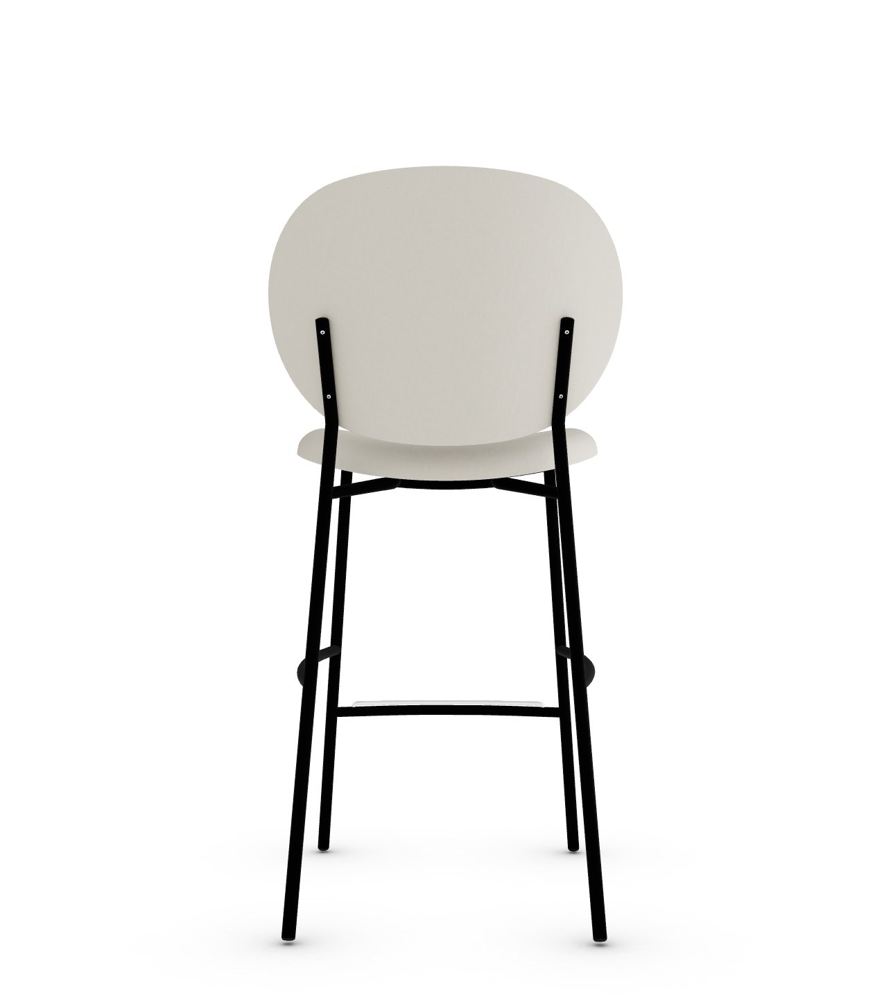Ines Fabric/Metal Counter Stool
