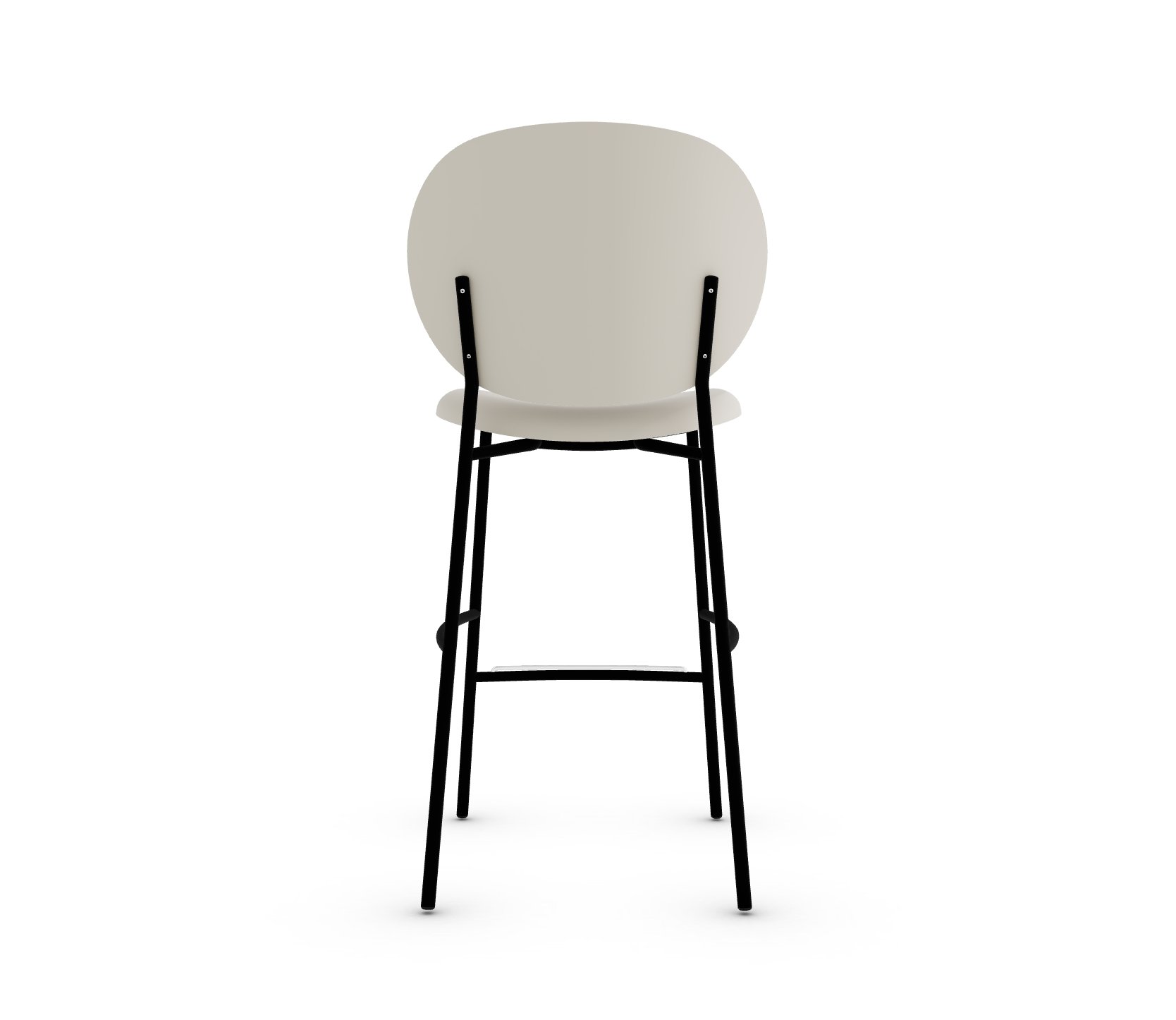 Ines Fabric/Metal Counter Stool