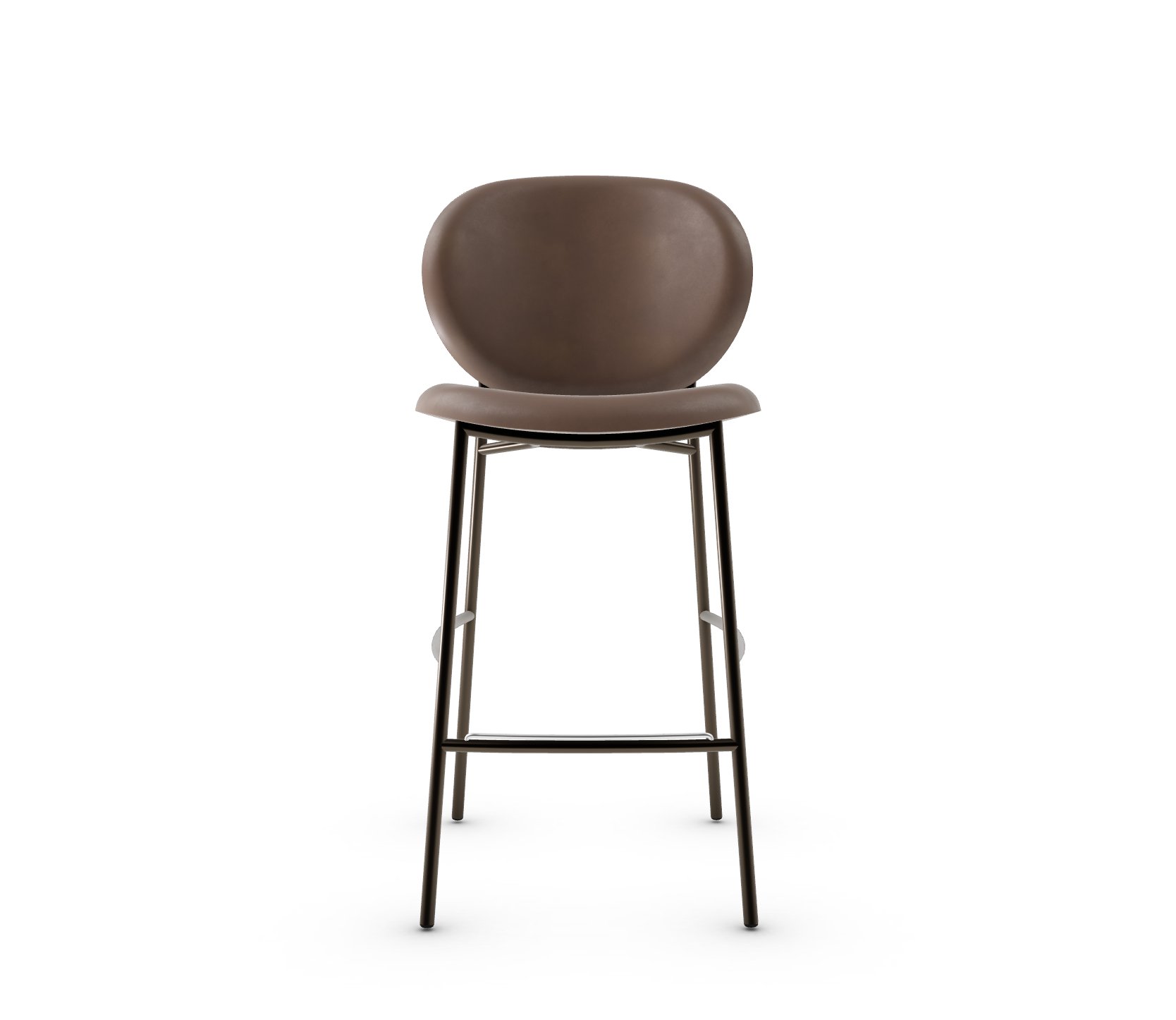 Ines Fabric/Metal Counter Stool
