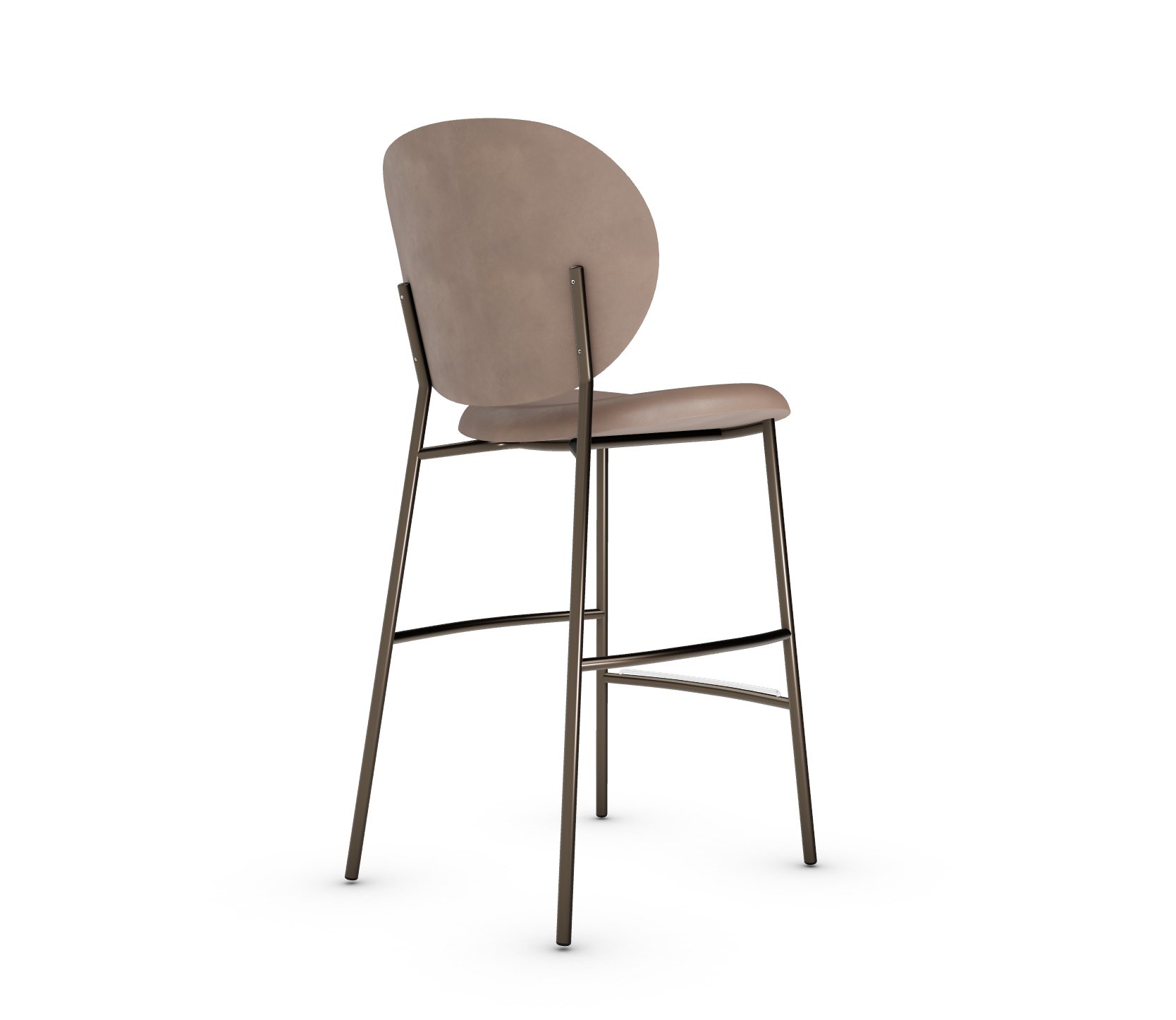 Ines Fabric/Metal Counter Stool
