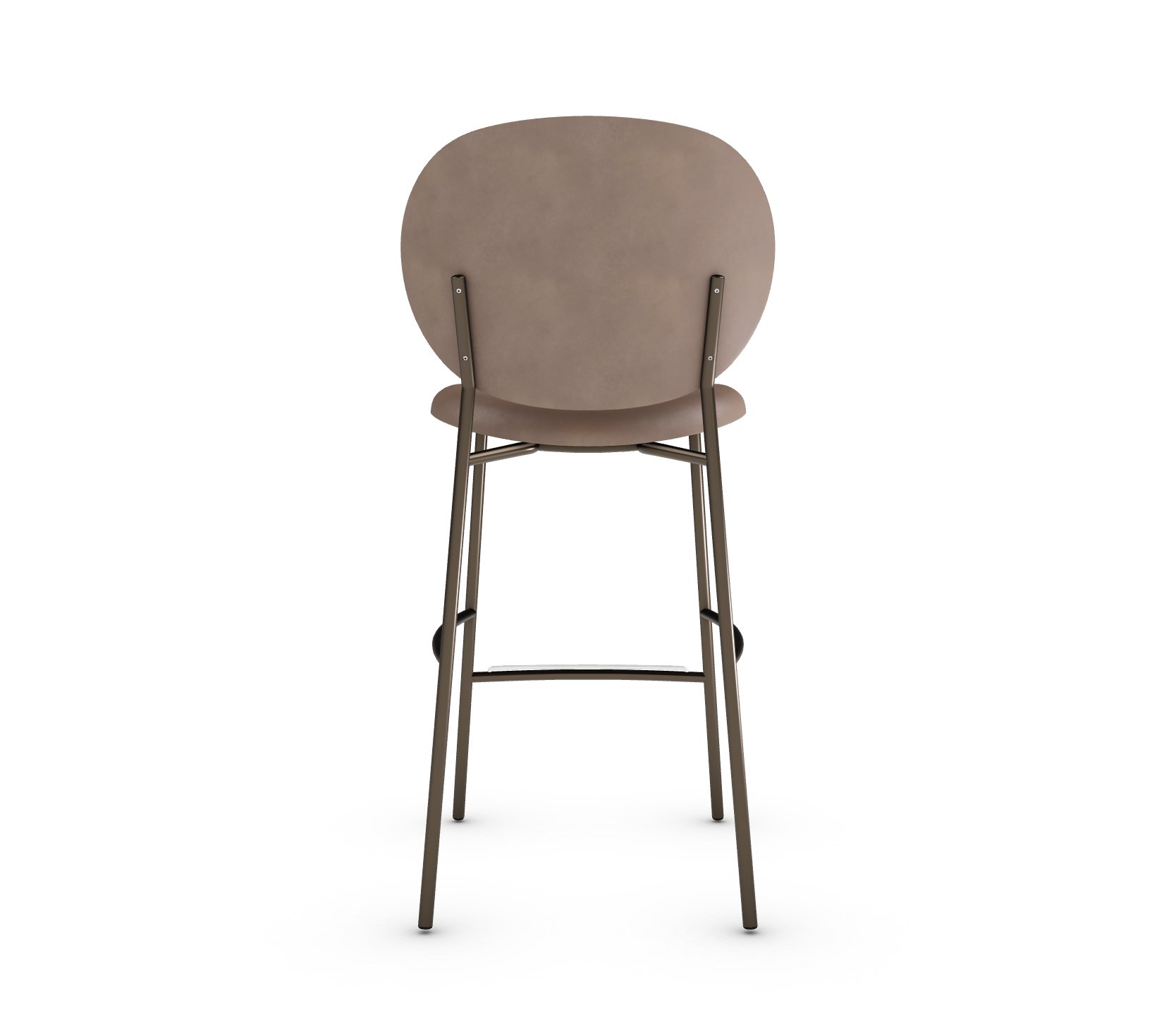 Ines Fabric/Metal Counter Stool
