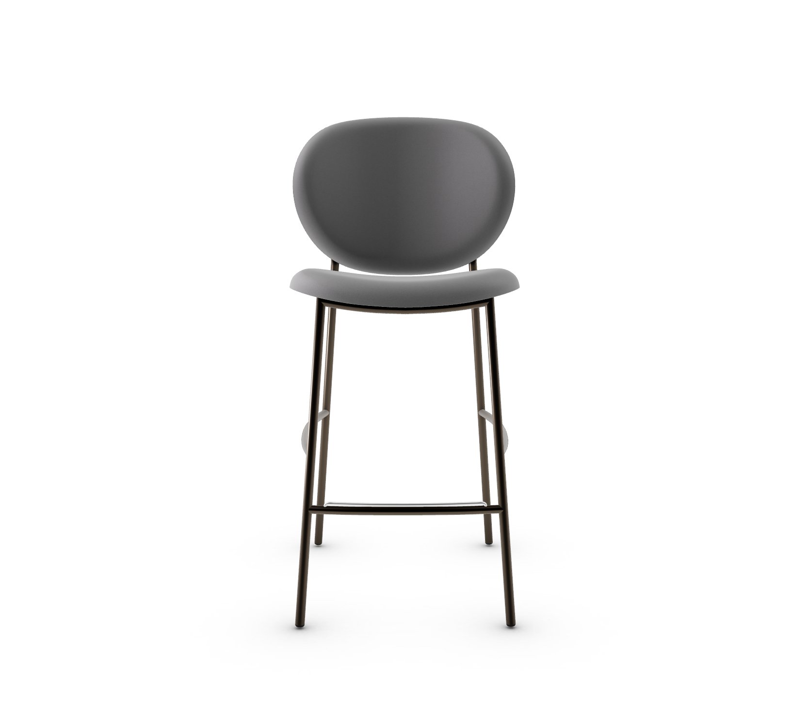 Ines Fabric/Metal Counter Stool