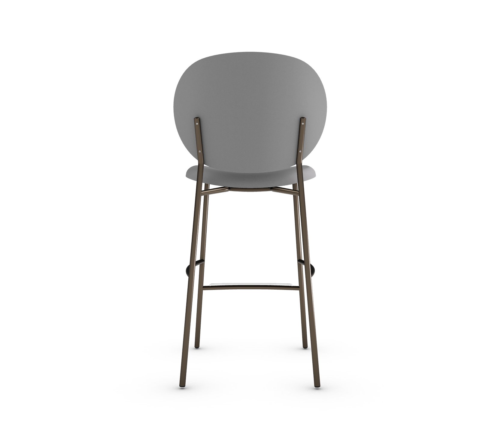 Ines Fabric/Metal Counter Stool