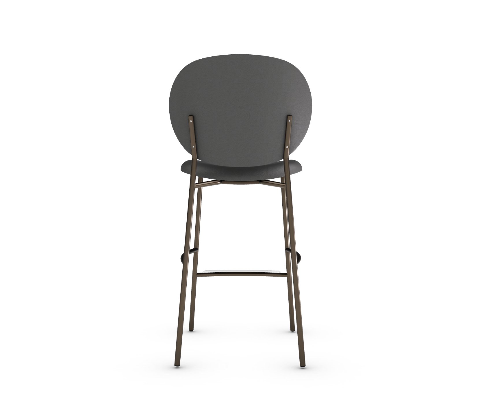 Ines Fabric/Metal Counter Stool