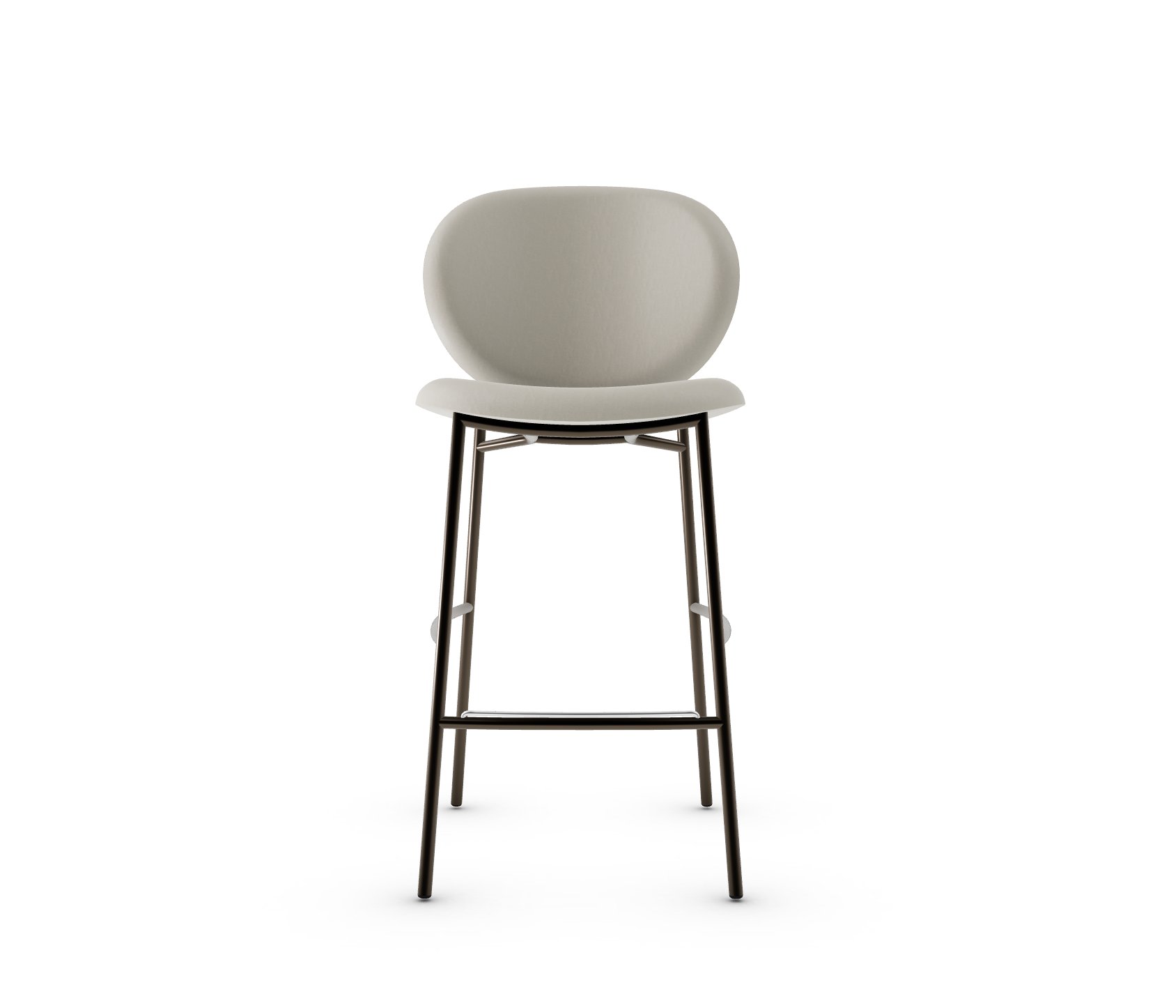 Ines Fabric/Metal Counter Stool