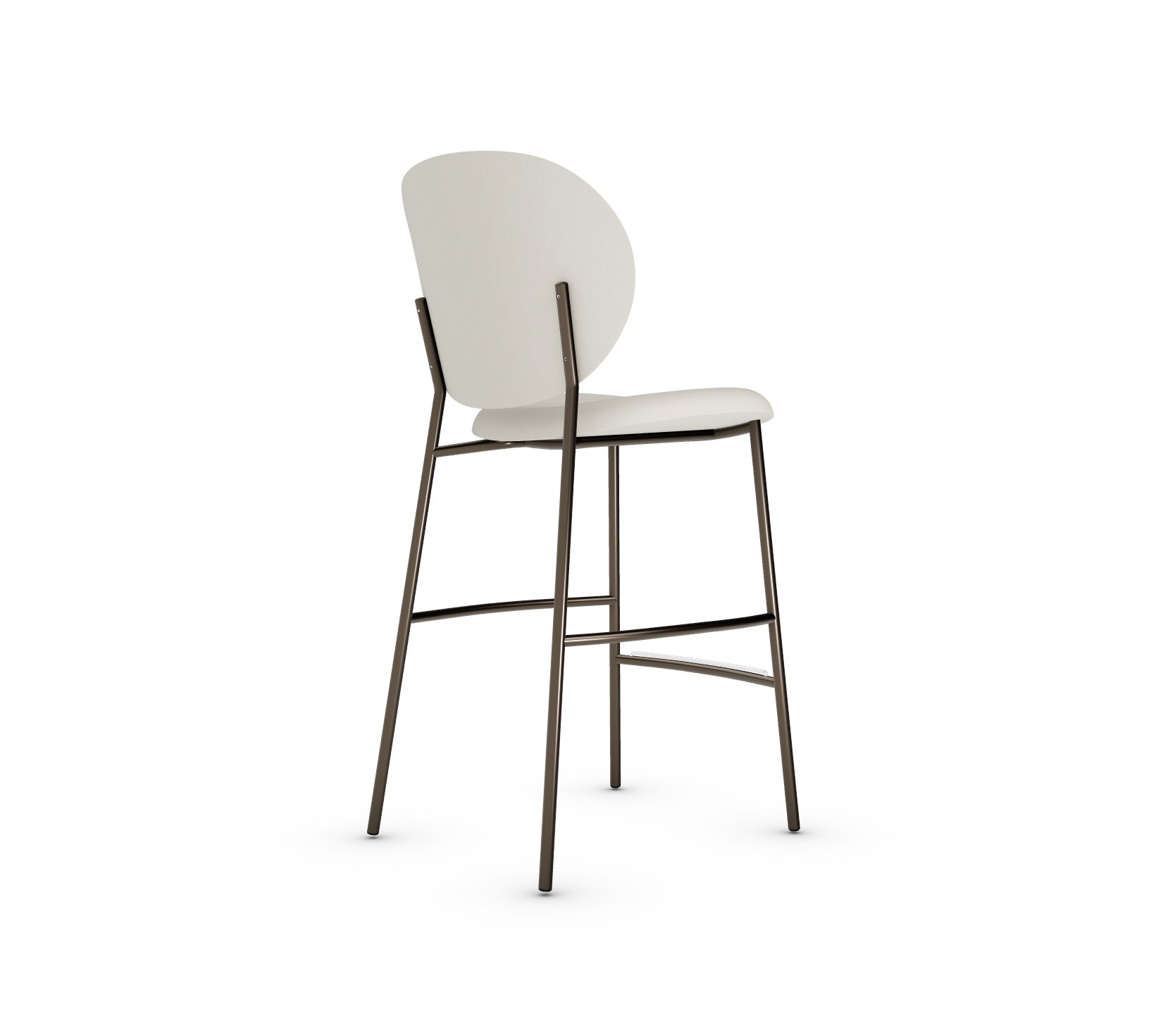 Ines Fabric/Metal Counter Stool