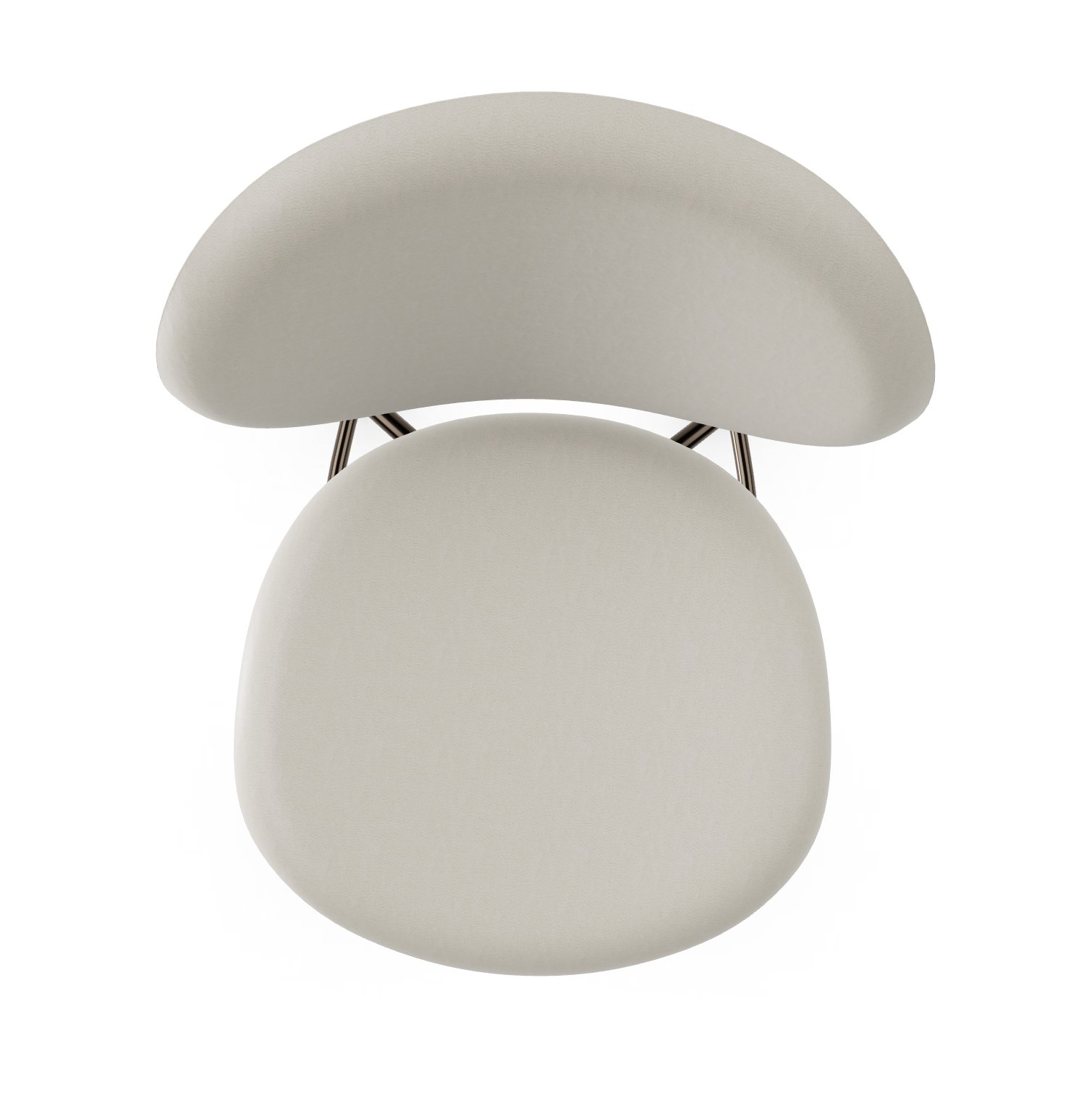 Ines Fabric/Metal Counter Stool