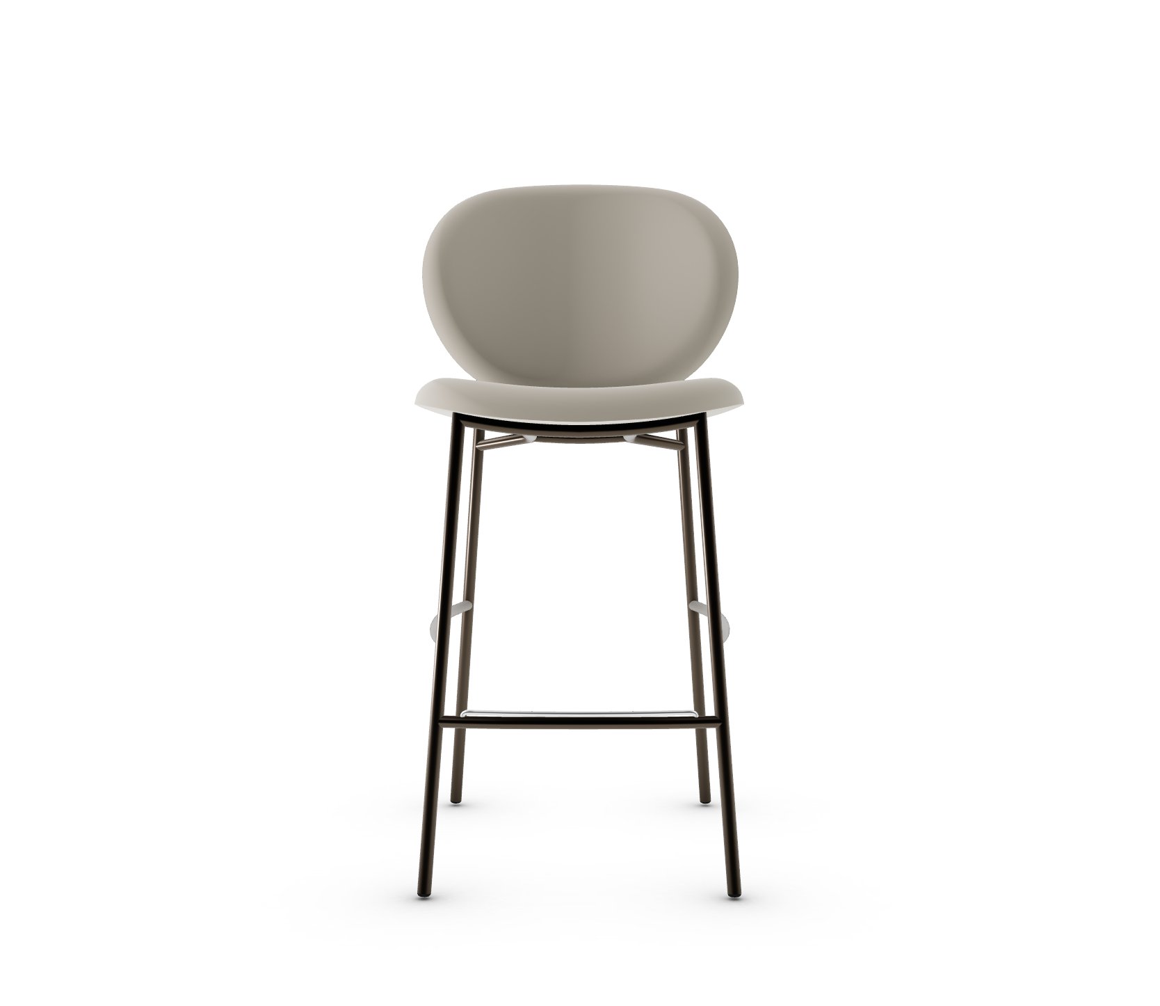 Ines Fabric/Metal Counter Stool