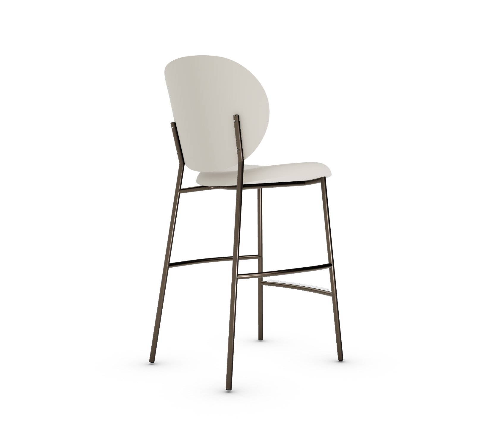 Ines Fabric/Metal Counter Stool