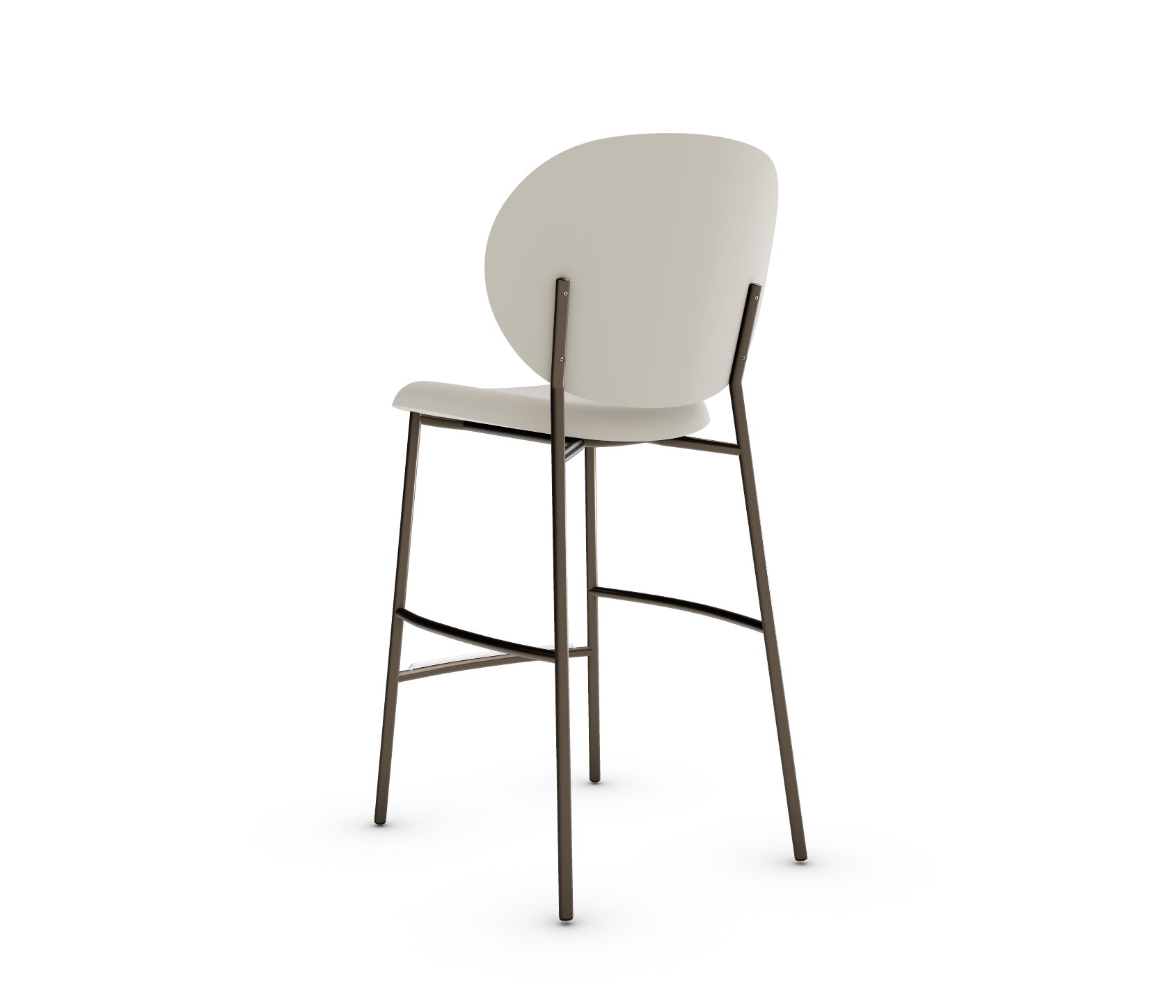 Ines Fabric/Metal Counter Stool