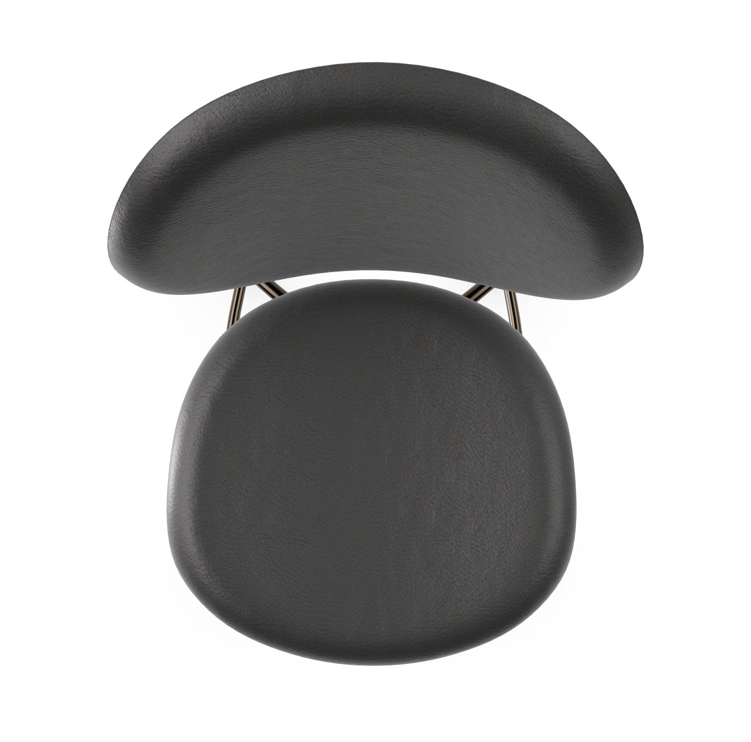 Ines Fabric/Metal Counter Stool