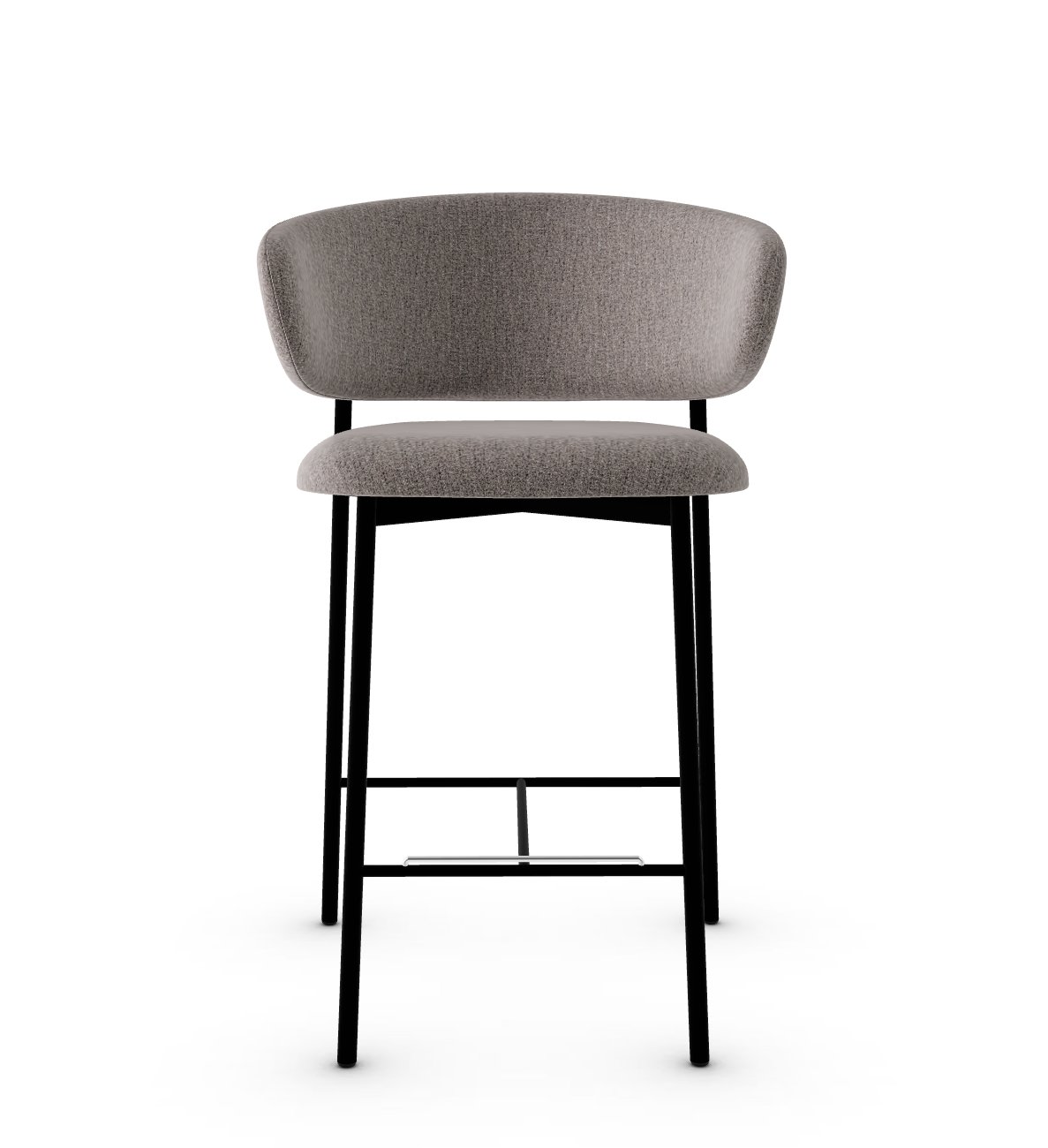 Oleandro Fabric/Metal Counter Stool