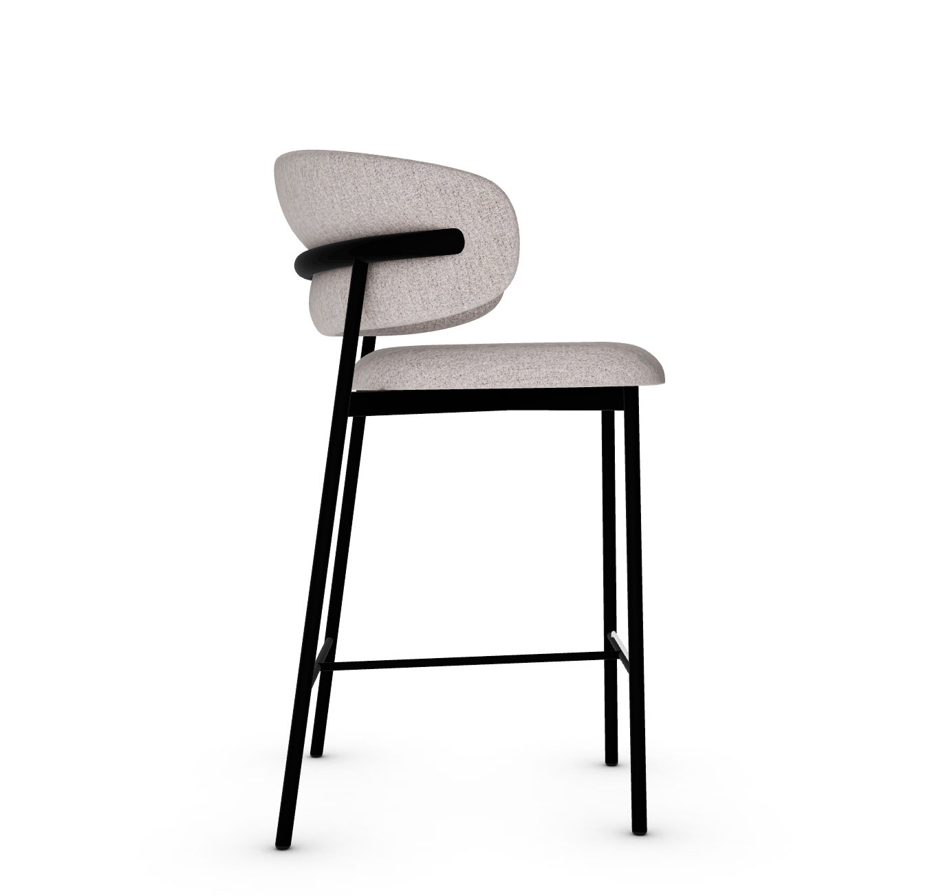 Oleandro Fabric/Metal Counter Stool