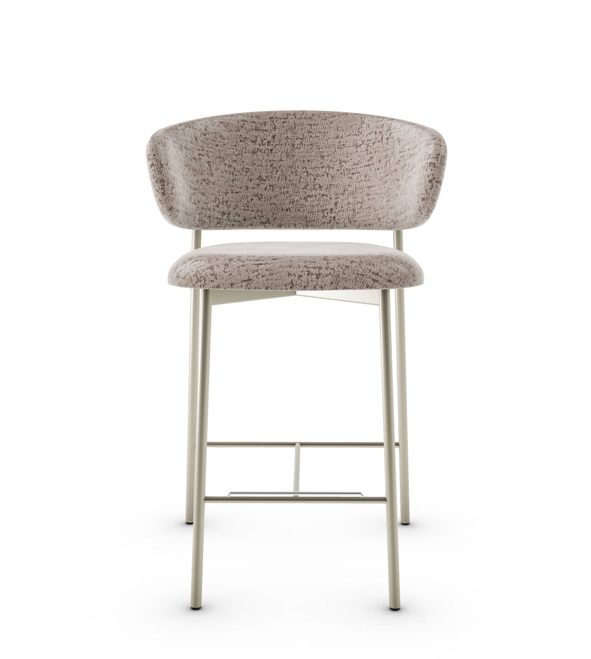 Oleandro Fabric/Metal Counter Stool