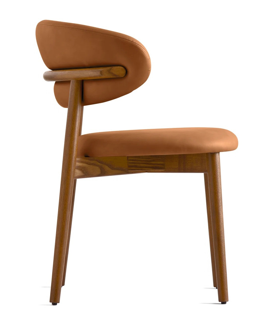 Oleandro Softer Faux Leather/Wood Dining Chair
