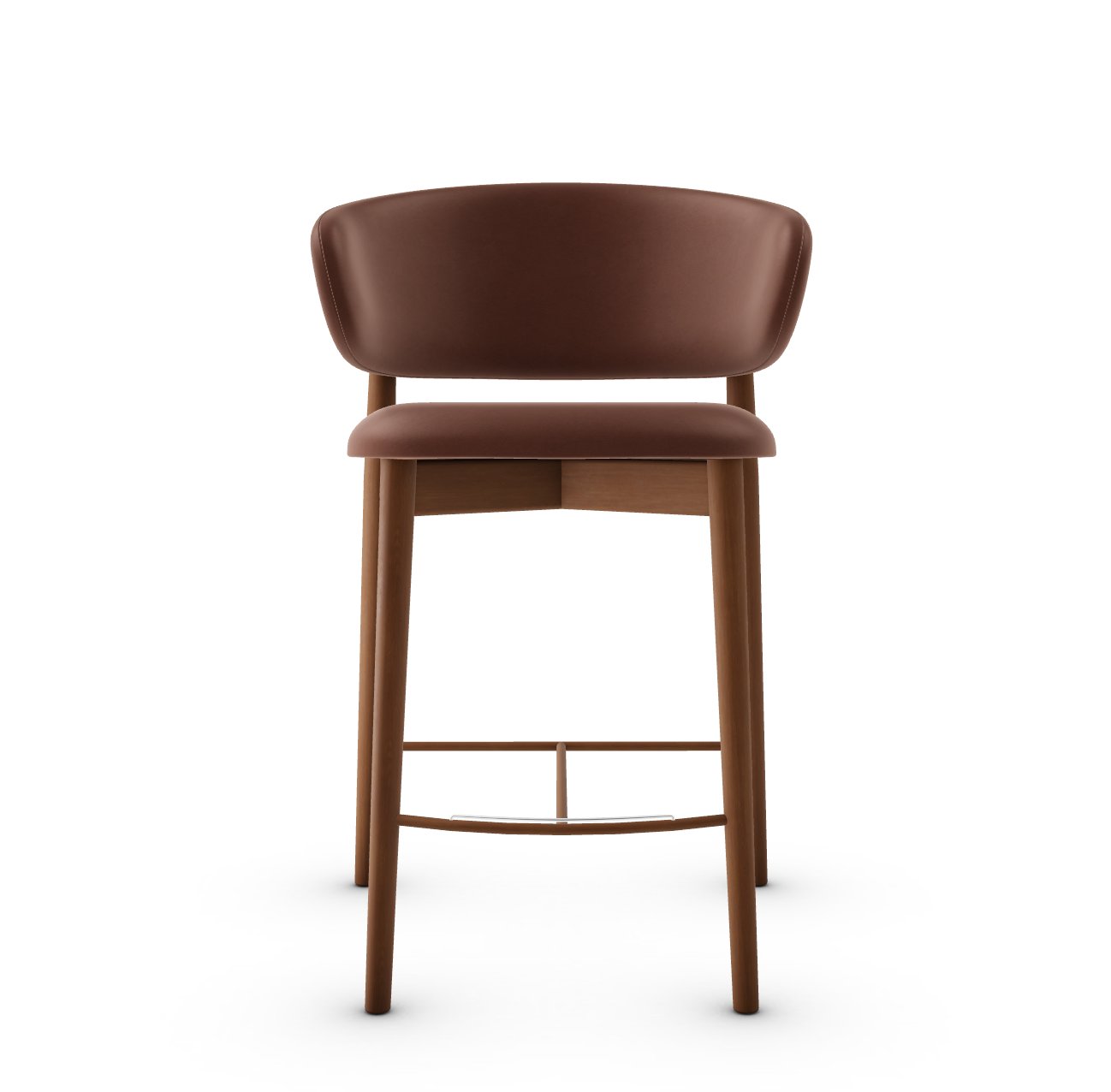 Oleandro Fabric/Wood Counter Stool