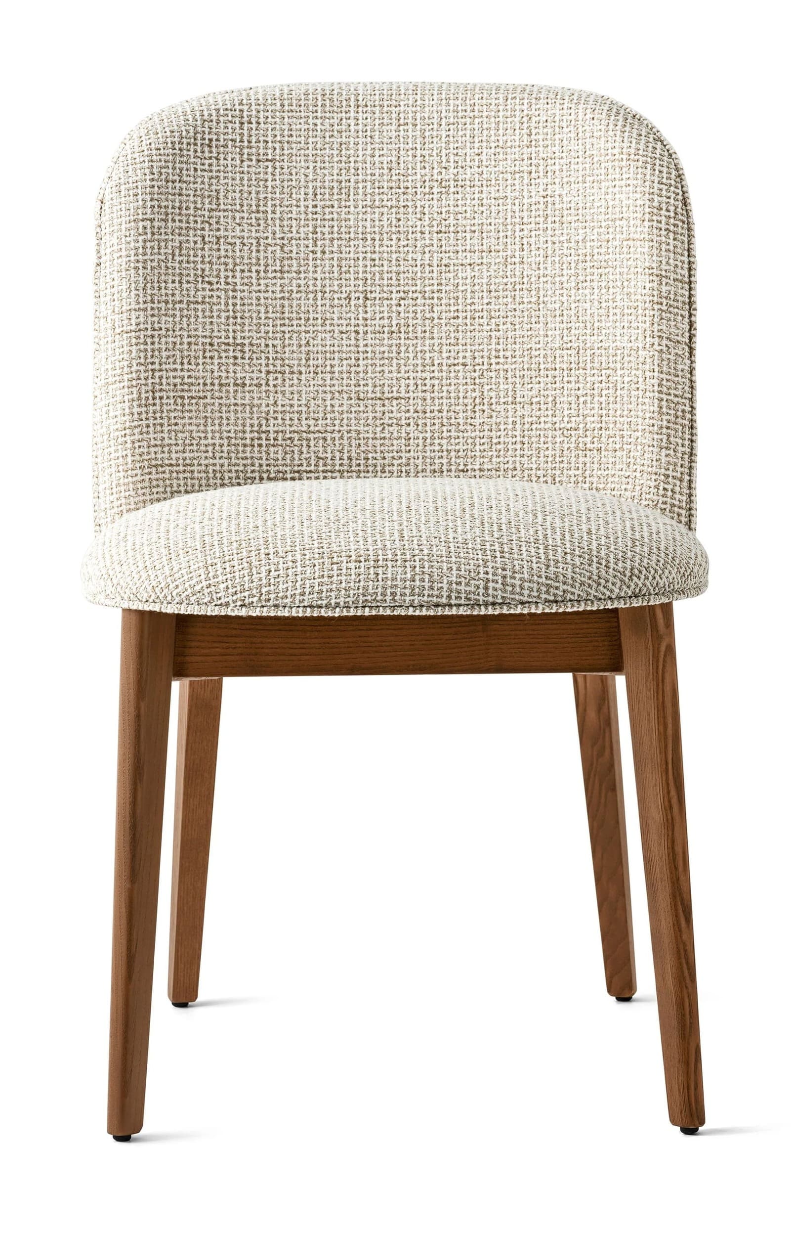 Abrey Boucle Fabric/Wood Dining Chair