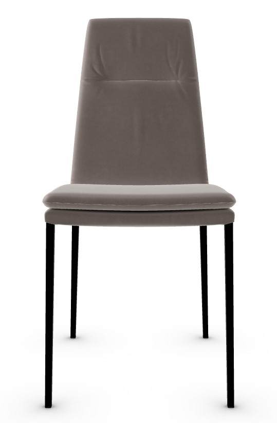 Carmen Faux Leather/Metal Dining Chair