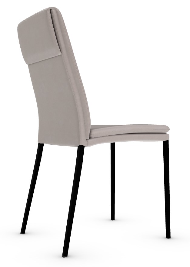 Carmen Faux Leather/Metal Dining Chair