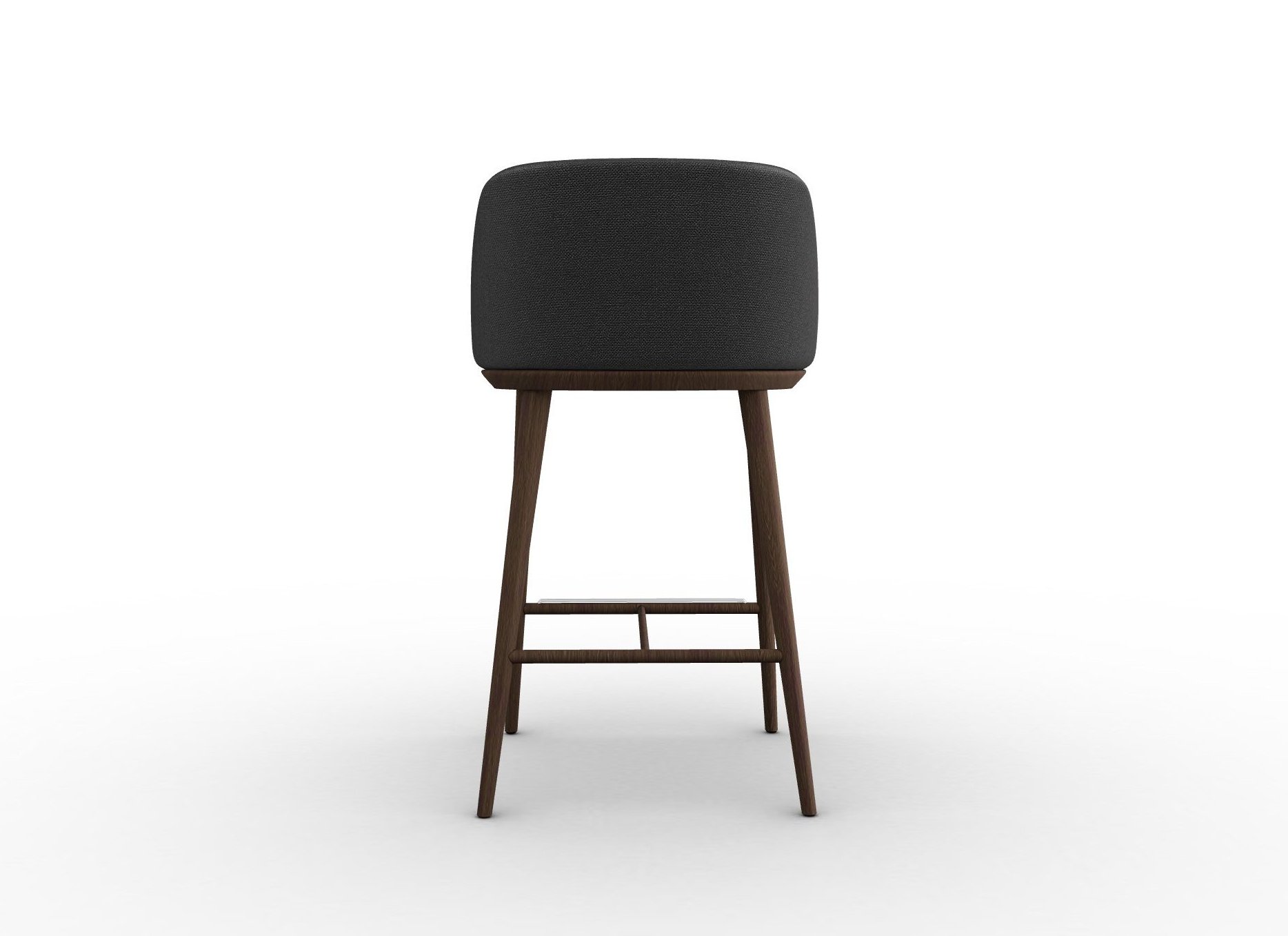 Foyer Fabric/Wood Counter Stool