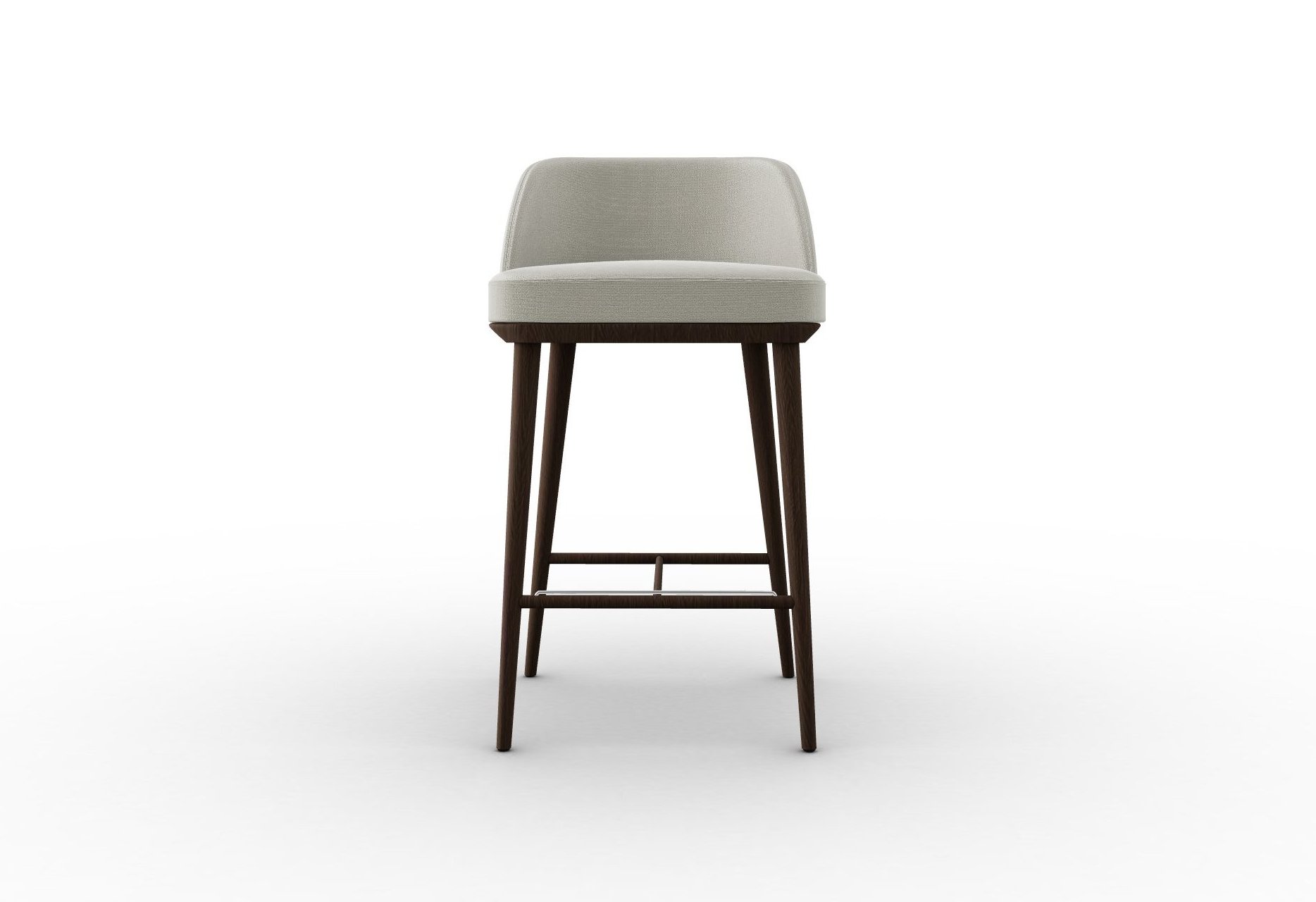 Foyer Fabric/Wood Counter Stool