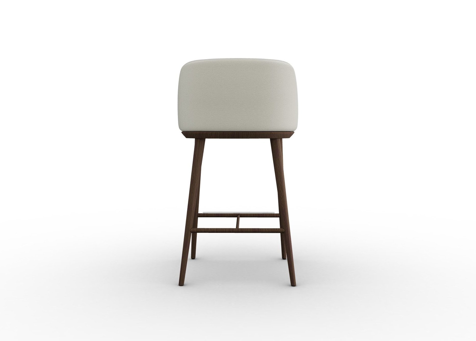 Foyer Fabric/Wood Counter Stool