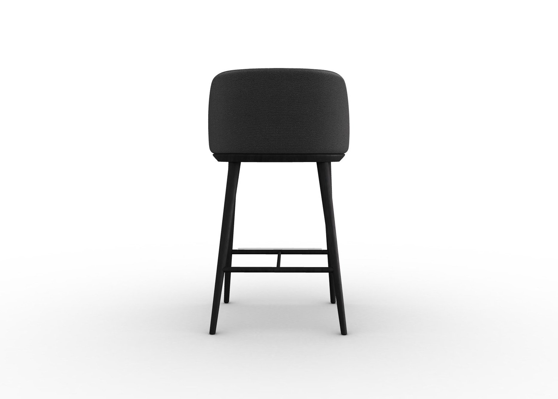 Foyer Fabric/Wood Counter Stool