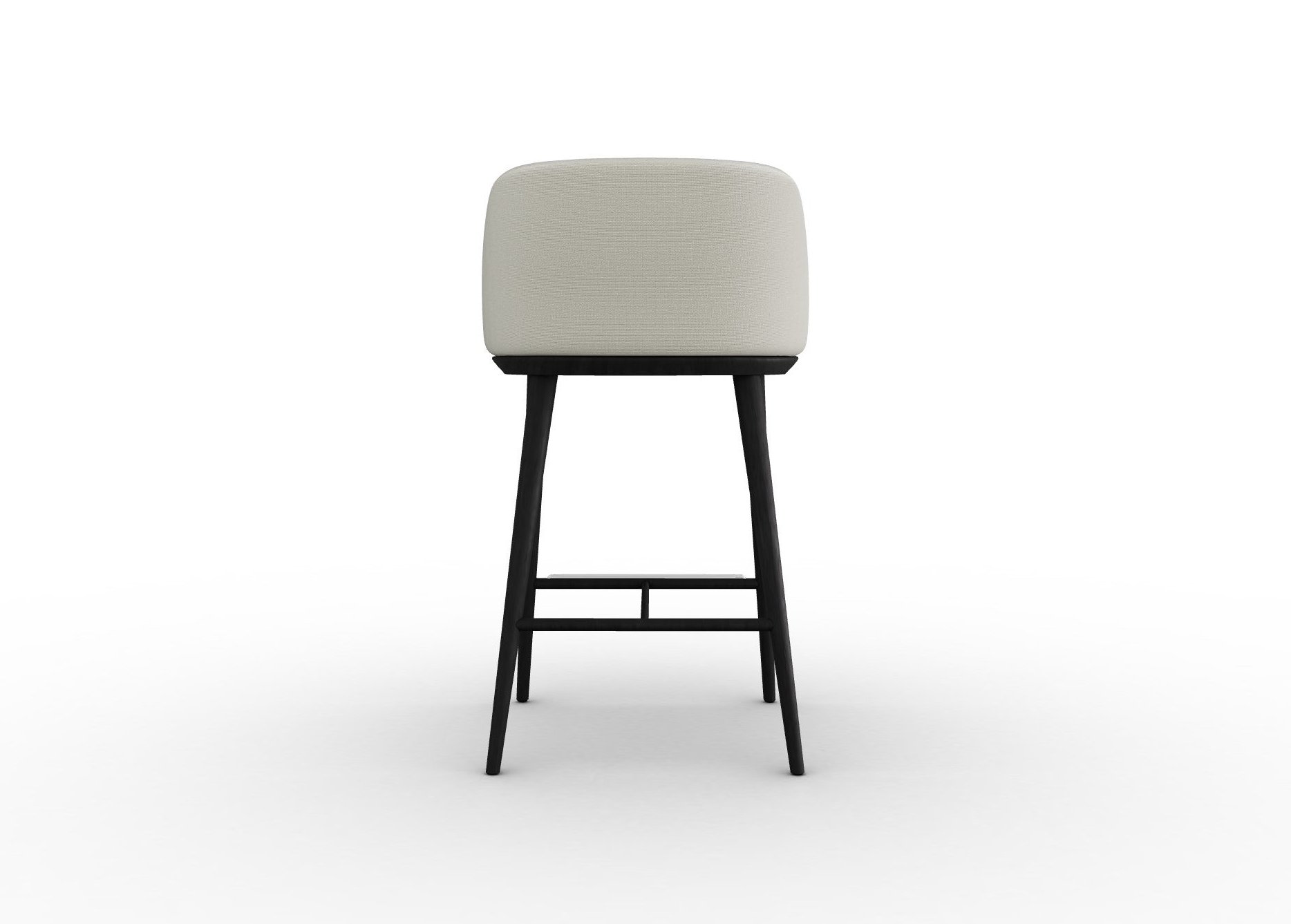 Foyer Fabric/Wood Counter Stool