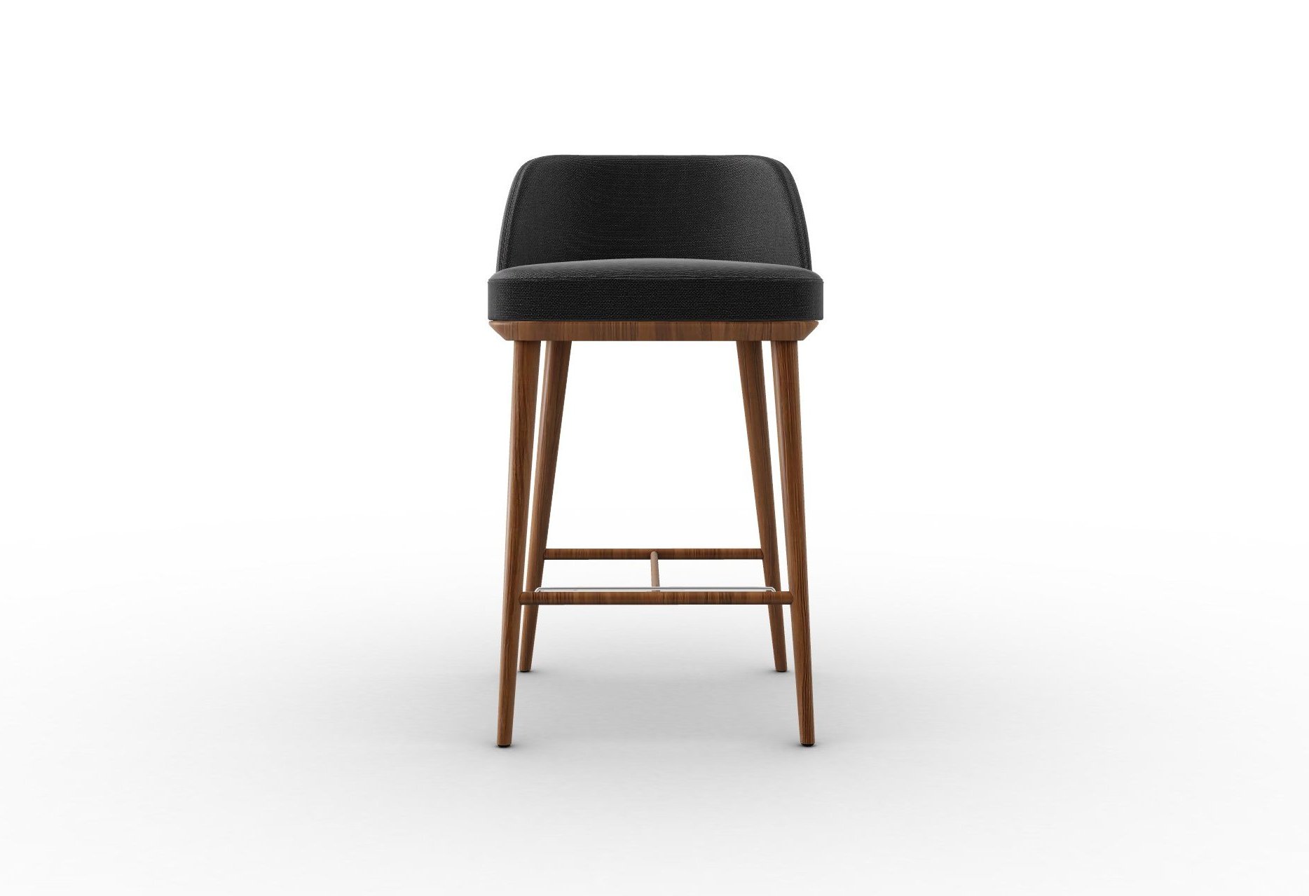 Foyer Fabric/Wood Counter Stool