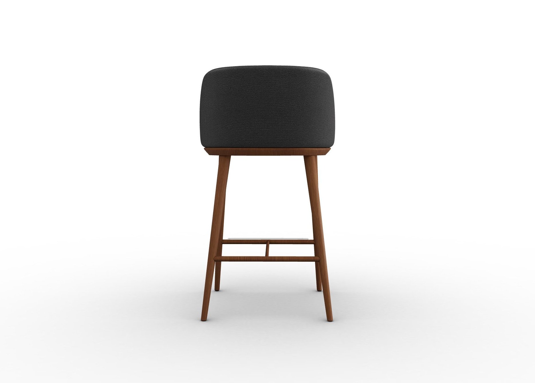 Foyer Fabric/Wood Counter Stool