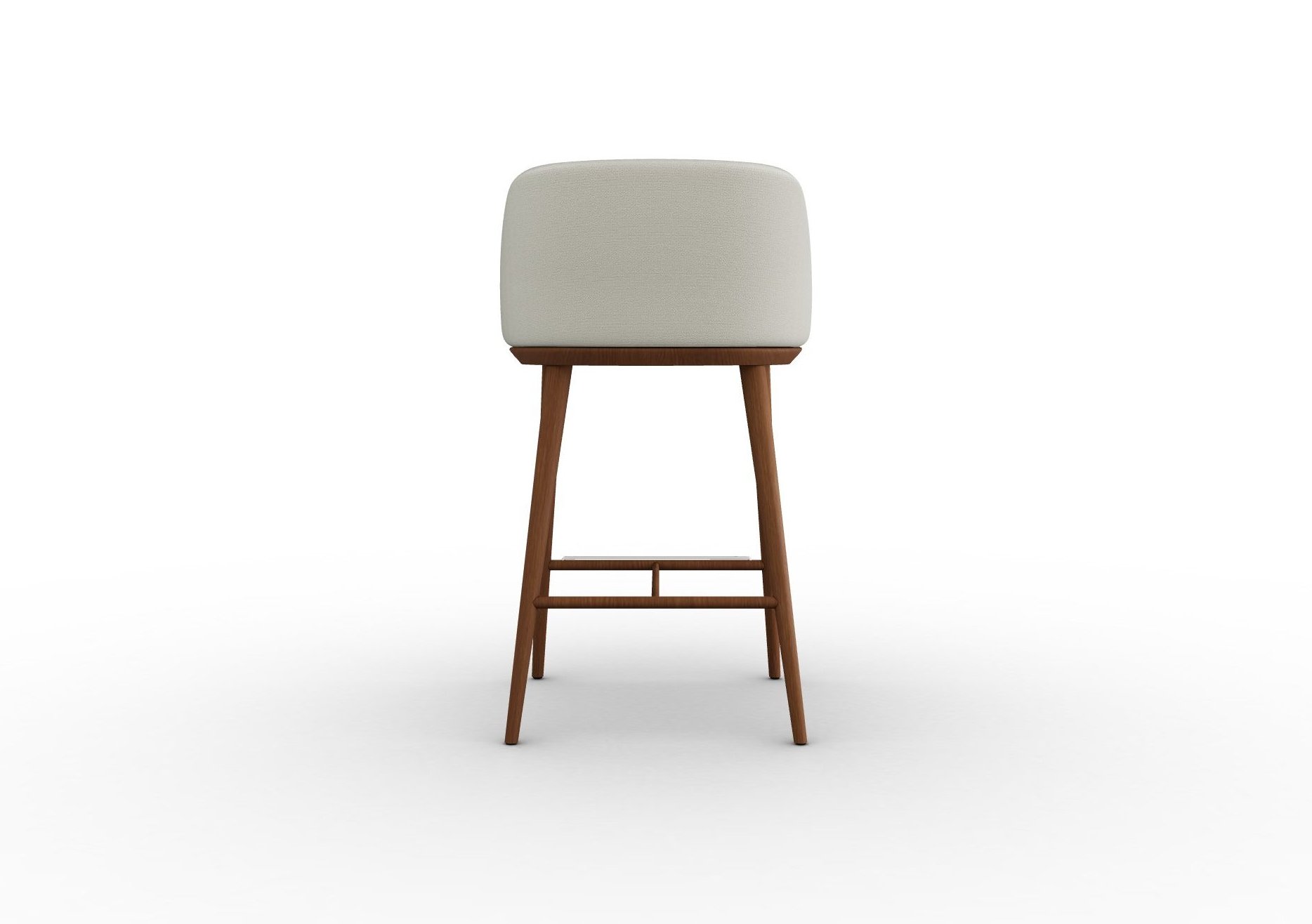 Foyer Fabric/Wood Counter Stool