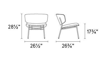 Fifties Fabric/Metal Customizable Upholstered Lounge Chair