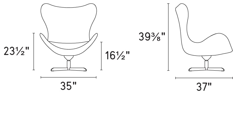 Lazy Metal/Leather Lounge Armchair
