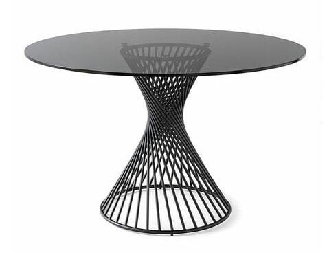 Vortex Metal/Ceramic Round Dining Table