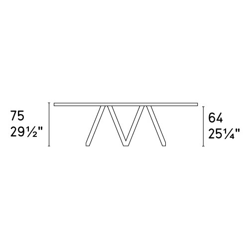 Cartesio W78.8"-116.6" Rectangular Ceramic/Wood Extendable Dining Table w/Rounded Corners